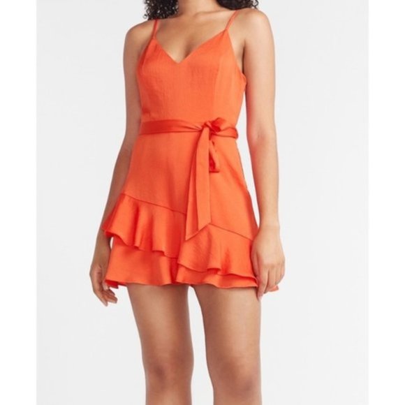 Express Pants - Express | NWT Ruffle Wrap Front Skort Romper